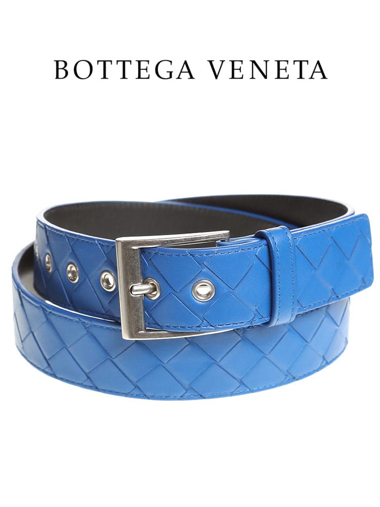 BOTTEGAVENETA (ボッテガヴェネタ) イントレチャート レザー ベルト BV580673VO0BG ブランド