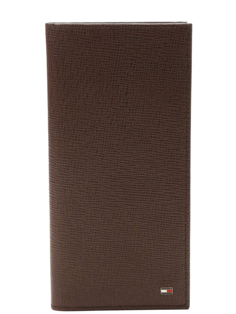 トミー ヒルフィガー メンズ 財布 TOMMY HILFIGER ブランド 長財布 ウォレット 折り財布 サイフ ワンポイント ビジネス カード収納 豊富 レザー 本革 黒 クロ TMZKKYSZ