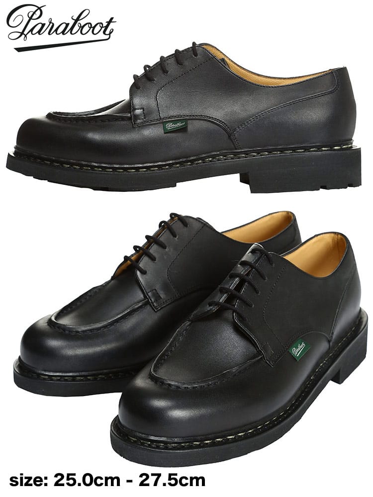 パラブーツ メンズ シューズ Paraboot ブランド 靴 革靴 Uチップ CHAMBORD レザー 本革 PB710709