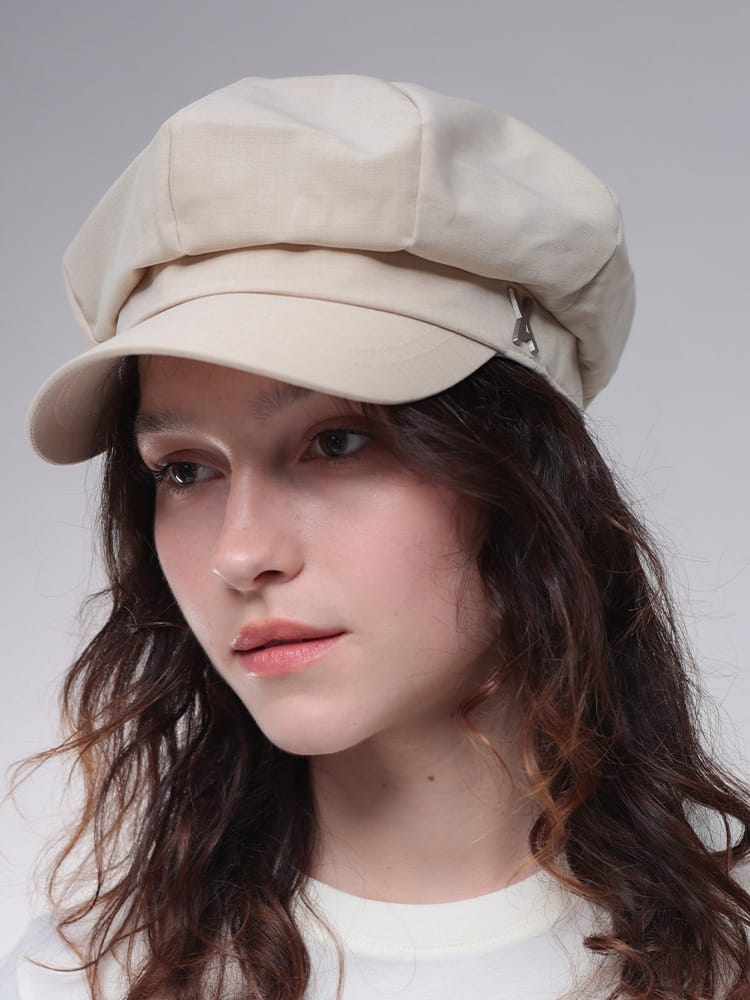 VARZAR (バザール) ロゴスタッズ ニュースボーイキャップ VARZAR1326 レディース