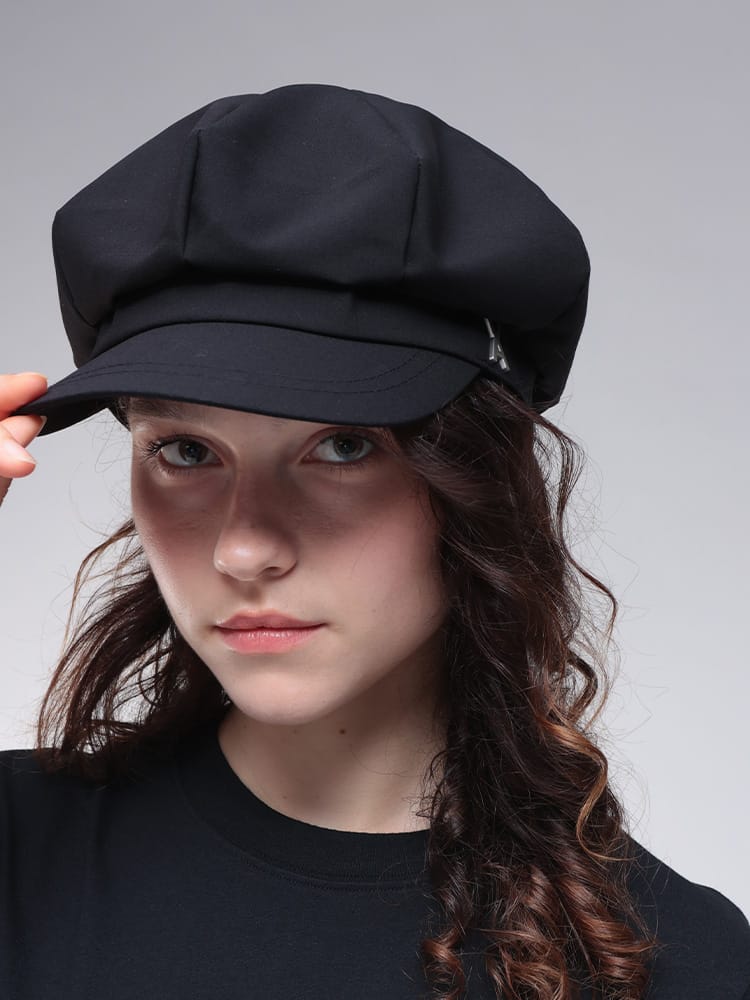 VARZAR (バザール) ロゴスタッズ ニュースボーイキャップ VARZAR1328 レディース