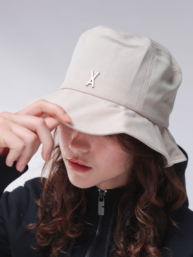 VARZAR (バザール) ロゴスタッズ フリルバケットハット VARZAR1345 レディース