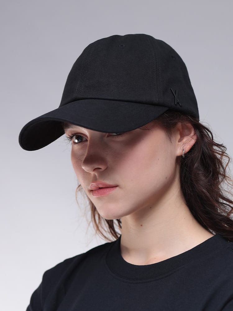 VARZAR (バザール) ブラックロゴスタッズベースボールキャップ VARZAR1445 レディース