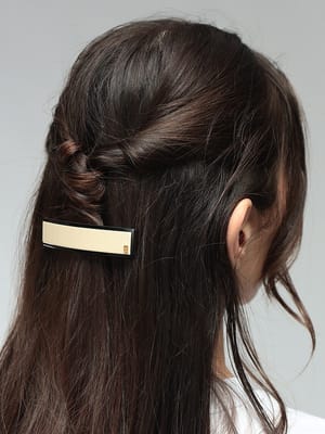 ALEXANDRE DE PARIS (アレクサンドルドゥパリ) レディース バレッタ リズレ パイピング ヘアクリップ ADPAA81427703