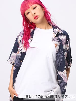 SAKAZEN (サカゼン) レーヨン100％ 半袖 アロハシャツ Hawaiian shirt WEB限定