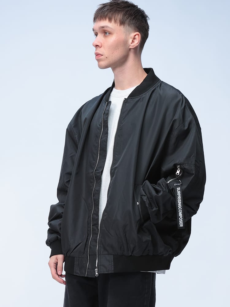 MODIFIED (モディファイド) 撥水 フルジップ ジャケット MA-1 54102