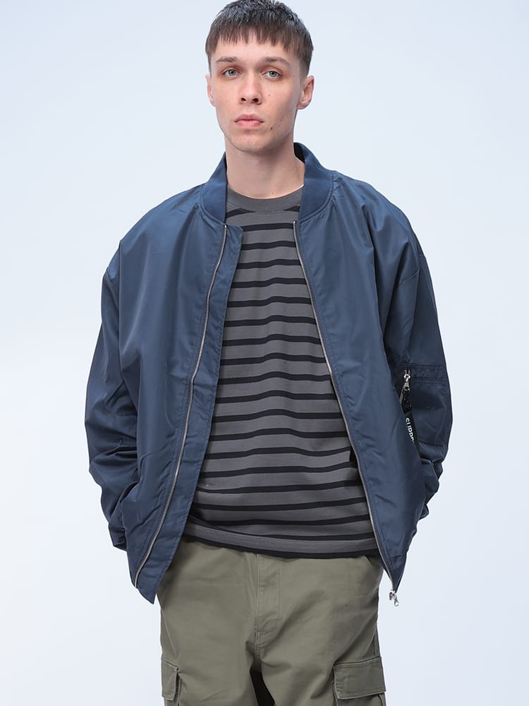 MODIFIED (モディファイド) 撥水 フルジップ ジャケット MA-1 54102