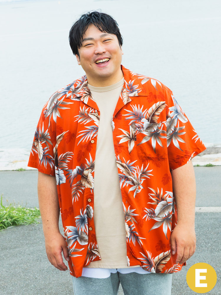 アロハシャツ 半袖 メンズ 大きいサイズ レーヨン 総柄 オープンカラー