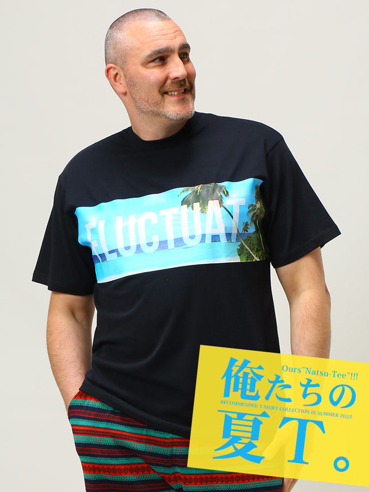 在庫処分 返品交換不可 大きいサイズ メンズ B＆T CLUB (ビーアンドティークラブ) パネル切り替え クルーネック 半袖 Tシャツ 俺夏T