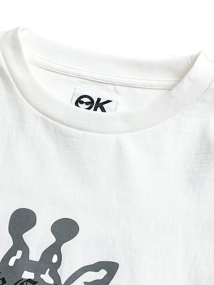 Tシャツ 長袖 メンズ 大きいサイズ クルーネック フェイクレイヤード