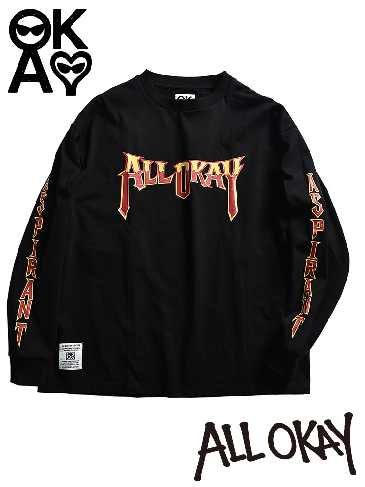 Tシャツ 長袖 メンズ 大きいサイズ フロントプリント アームプリント