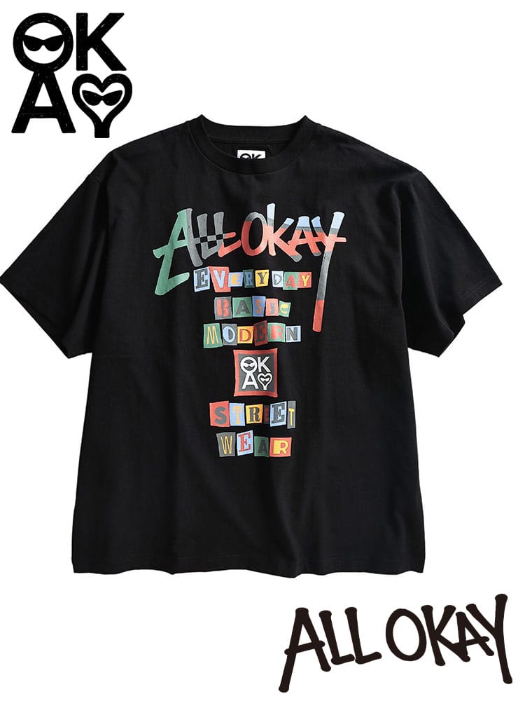 【WEB限定価格】Tシャツ 半袖 メンズ 大きいサイズ コラージュレタリング ロゴ プリント クルーネック トップスカジュアル 春 夏