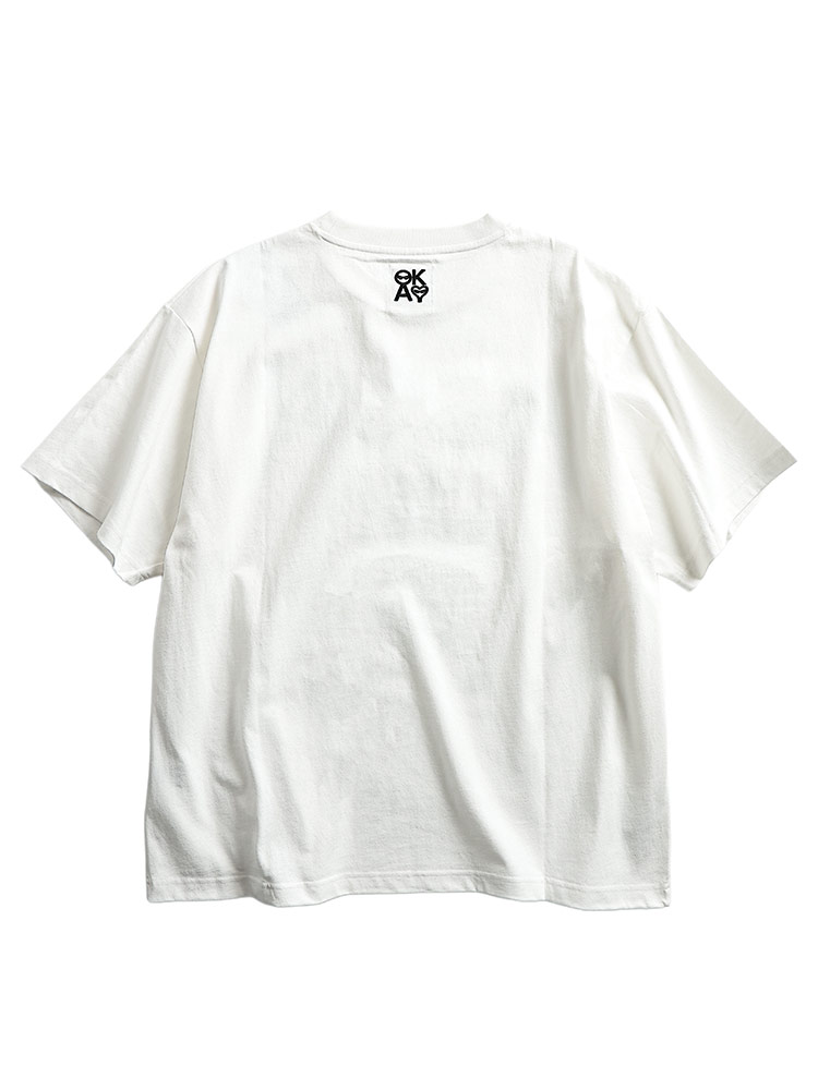 Tシャツ 半袖 メンズ 大きいサイズ ロゴ キリン プリント クルーネック