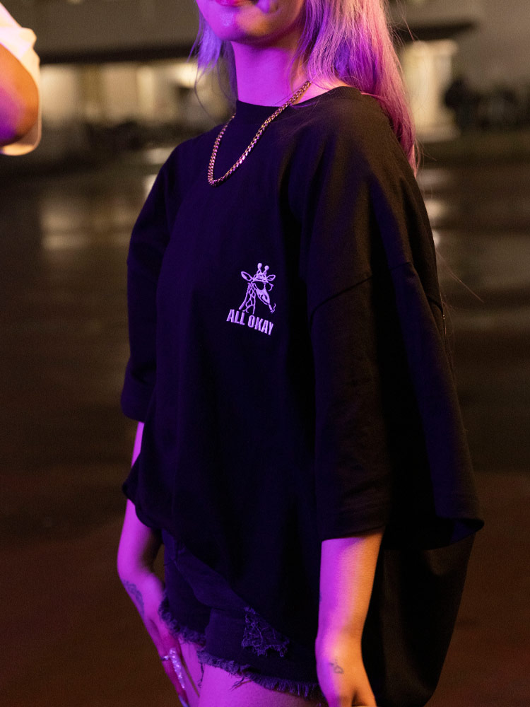 Tシャツ 半袖 メンズ 大きいサイズ バックプリント ワンポイント刺繍