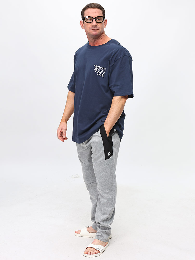 ジョガーパンツ ストレッチ 異素材切替 ゴルフ ボトムス スポーツ  