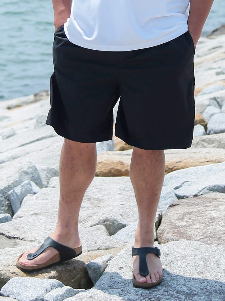 【WEB限定価格】水着 ショートパンツ バイカラー メッシュインナー スイムショーツ ボトムス スイムパンツ 大きいサイズ メンズ