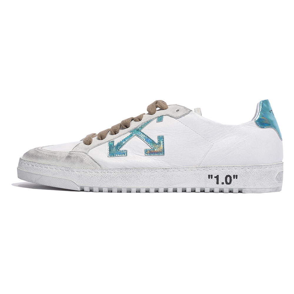 オフホワイト OFF-WHITE スニーカー レザー メタリック ローカット 2.0 SNEAKER ブランド メンズ 【サカゼン公式通販】