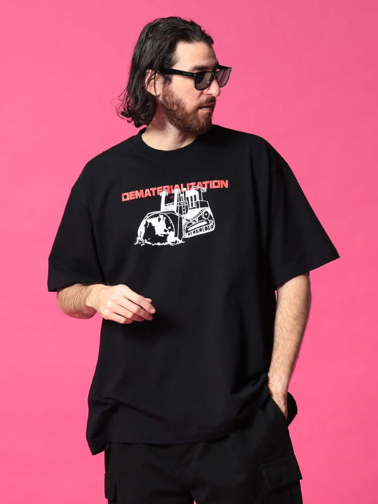 OFF-WHITE (オフホワイト) プリント クルーネック 半袖 Tシャツ DEMATERIALIZATIO OVER OWAA38R21JER005 ブランド