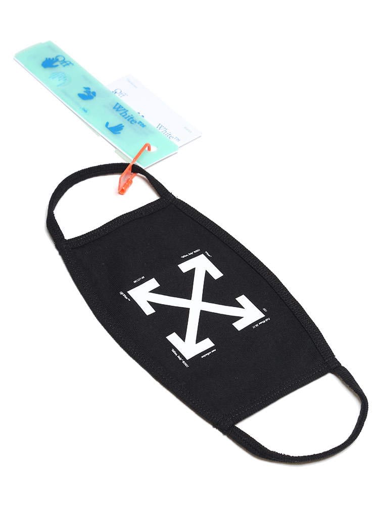OFF-WHITE (オフホワイト) 綿100％ プリント マスク ARROW OWRG01R21JER006
