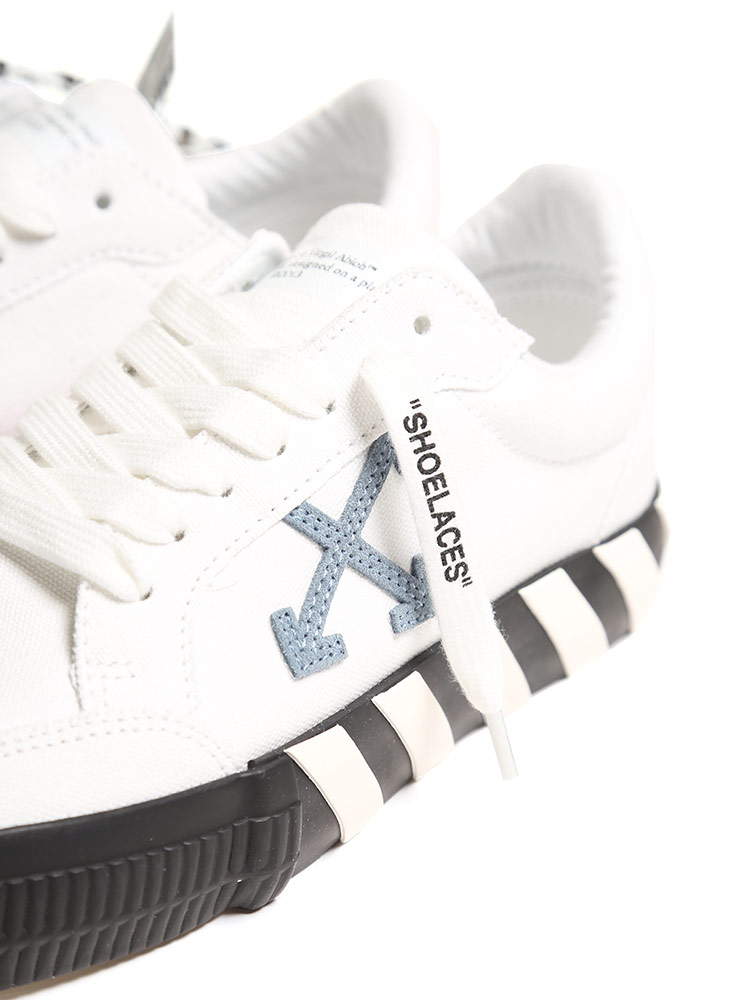 OFF-WHITE (オフホワイト) キャンバス ローカットスニーカー LOW VULCANIZED OWIA85R21【サカゼン公式通販】