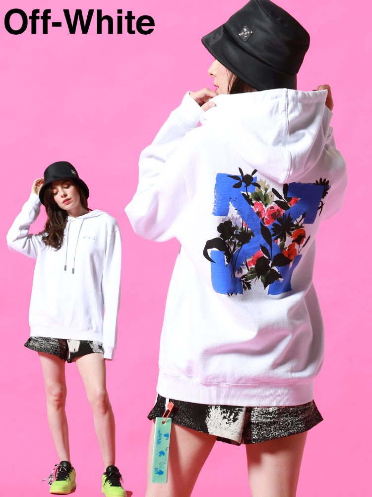 off white パーカー レディース