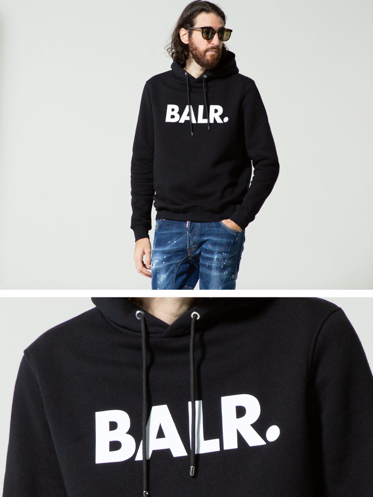 BALR. (ボーラー) 裏起毛 ロゴプリント プルオーバー パーカー BA12611017 ブランド【サカゼン公式通販】