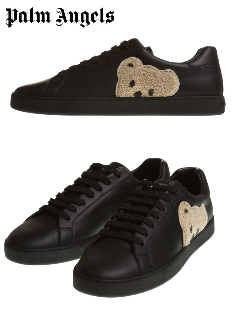 Palm Angels パームエンジェルス レザー ローカットスニーカー TEDDY BEAR ブランド メンズ シューズ 靴 PAIA58F21LEA001