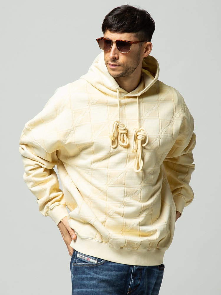 WE11DONE ウェルダン ジャガード プルオーバー パーカー JACQUARDブランド メンズ トップス パーカー フード WDTH321581U