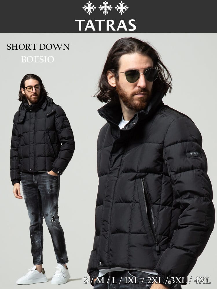 TATRAS (タトラス) フード着脱 フルジップ ダウンジャケット BOESIO TRMTAT21A4566