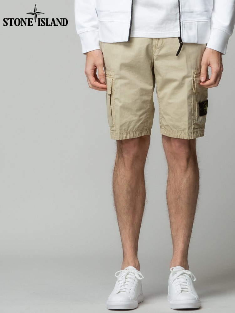 STONE ISLAND (ストーンアイランド) コットン カーゴ ショートパンツ SI7615L11WA