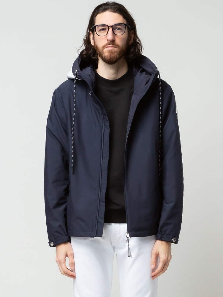 MONCLER (モンクレール) フードロゴ フルジップ ジャケット Vessil 