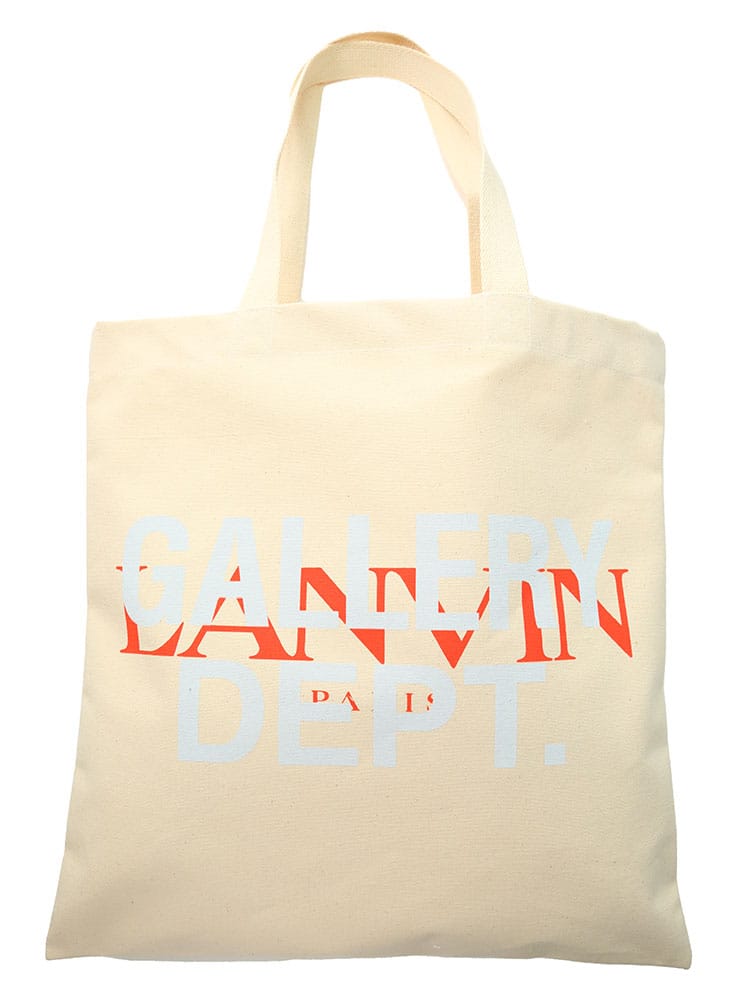 Lanvin x GALLERY DEPT.  ランバン x ギャラリーデプト ブランド バッグ ユニセックス メンズ レディース コットン ロゴプリント トートバッグ トート キャンバス LNBGTOGDGDP2P22