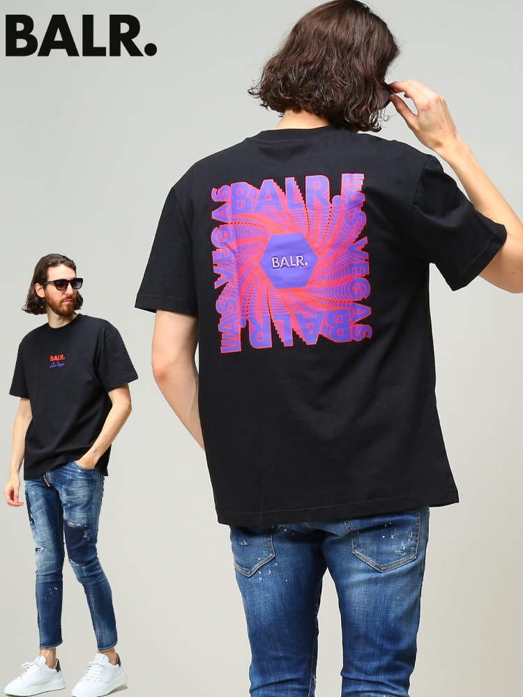 BALR. (ボーラー) バックプリント クルーネック 半袖 Tシャツ BAB11121095 ブランド