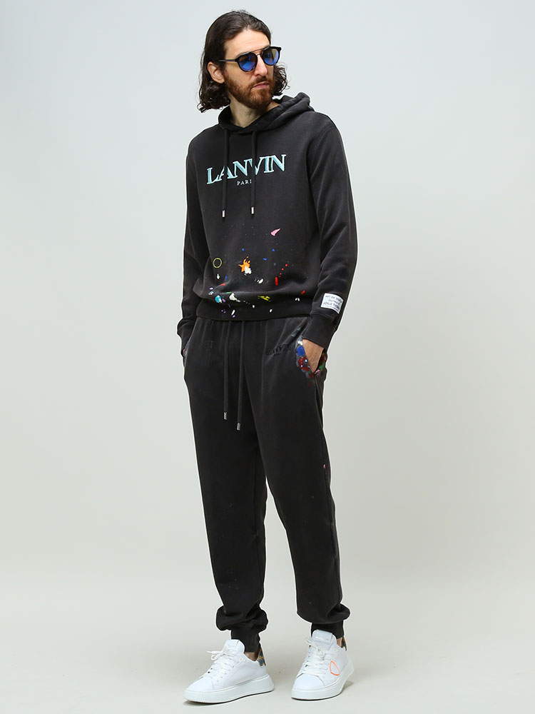 Lanvin x GALLERY DEPT. ランバン x ギャラリーデプト メンズ パーカー ブランド ペイント ロゴ【サカゼン公式通販】