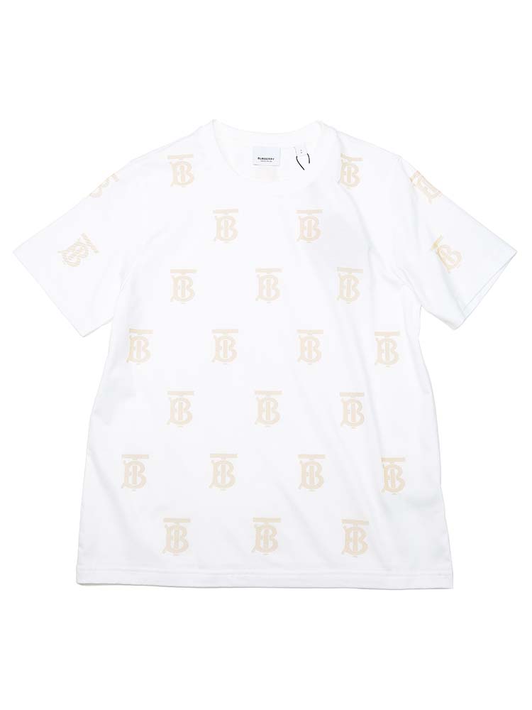 BURBERRY バーバリー レディース Tシャツ 半袖 ブランド TBロゴ TB モノグラム モチーフ クルーネック 【サカゼン公式通販】