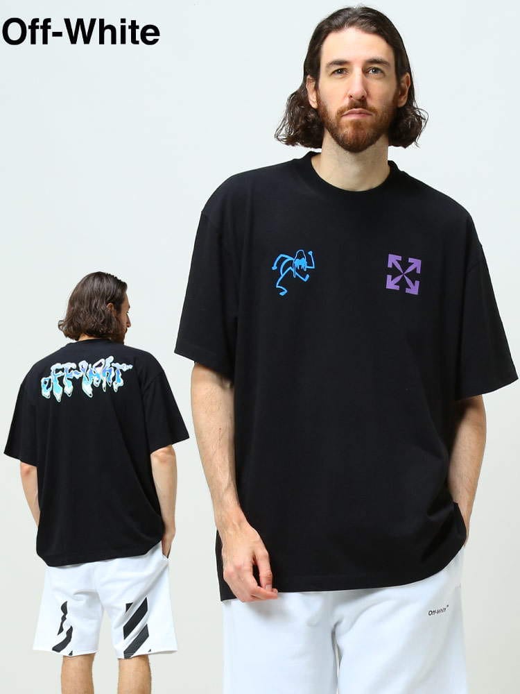 オフホワイト メンズ Tシャツ 半袖 OFF-WHITE ブランド トップス 