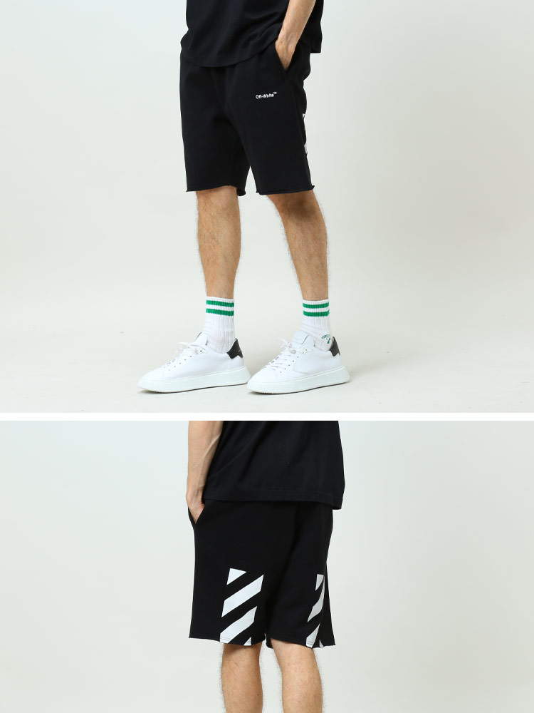 オフホワイト メンズ パンツ OFF-WHITE ブランド ハーフパンツ ショートパンツ ボトムス スウェットパンツ シ【サカゼン公式通販】