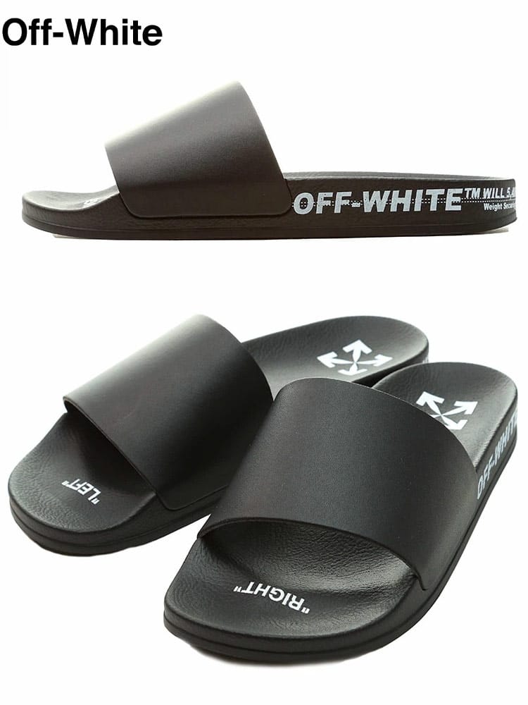 オフホワイト メンズ サンダル OFF-WHITE ブランド スライドサンダル シャワーサンダル サイド ロゴ INDUSTRIAL BELT SLIDER シューズ 靴 ストリート OWIC01S22MAT001