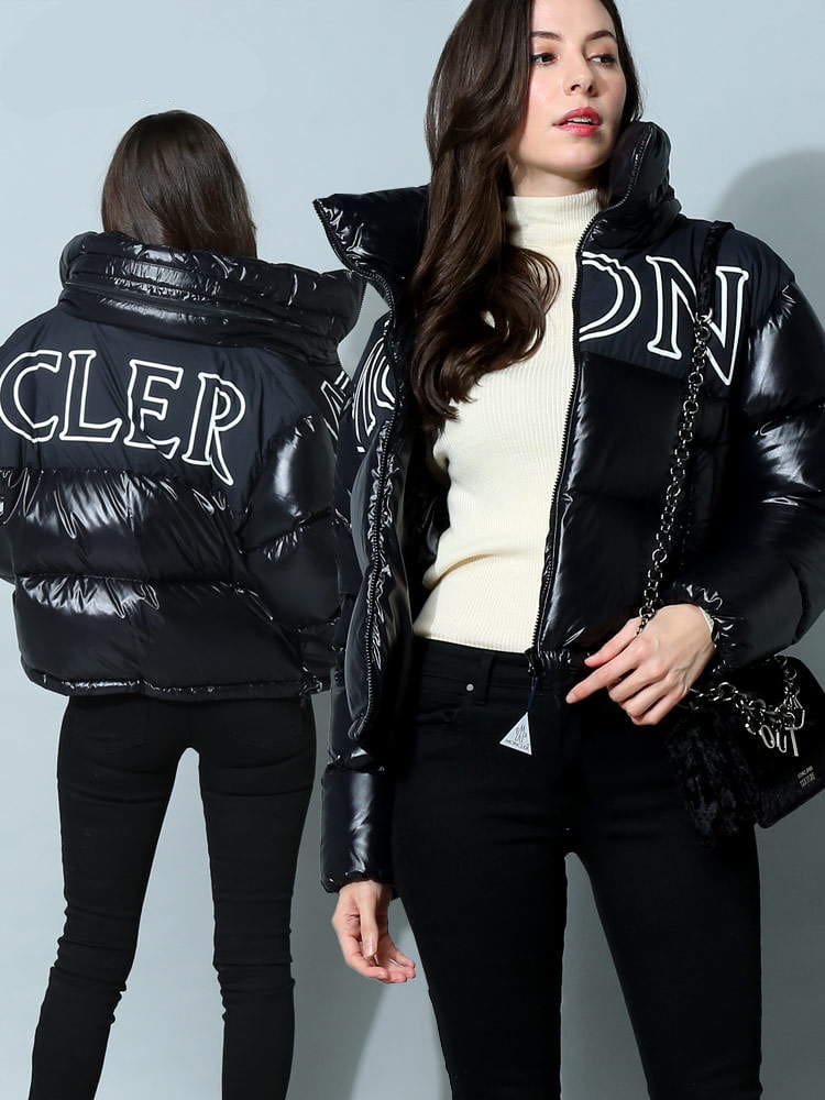 MONCLER (モンクレール) BIGロゴ フルジップ ダウンジャケット Gers 