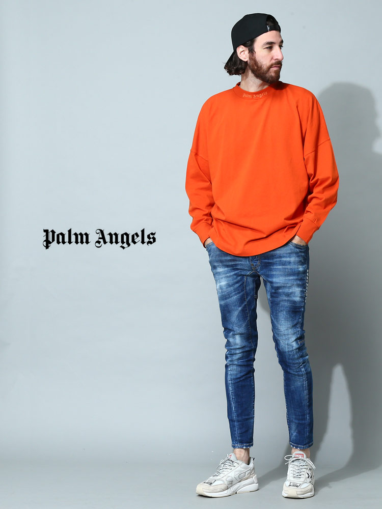 Palm Angels (パームエンジェルス) バックロゴ 長袖 Tシャツ PAAB001F22JER02【サカゼン公式通販】