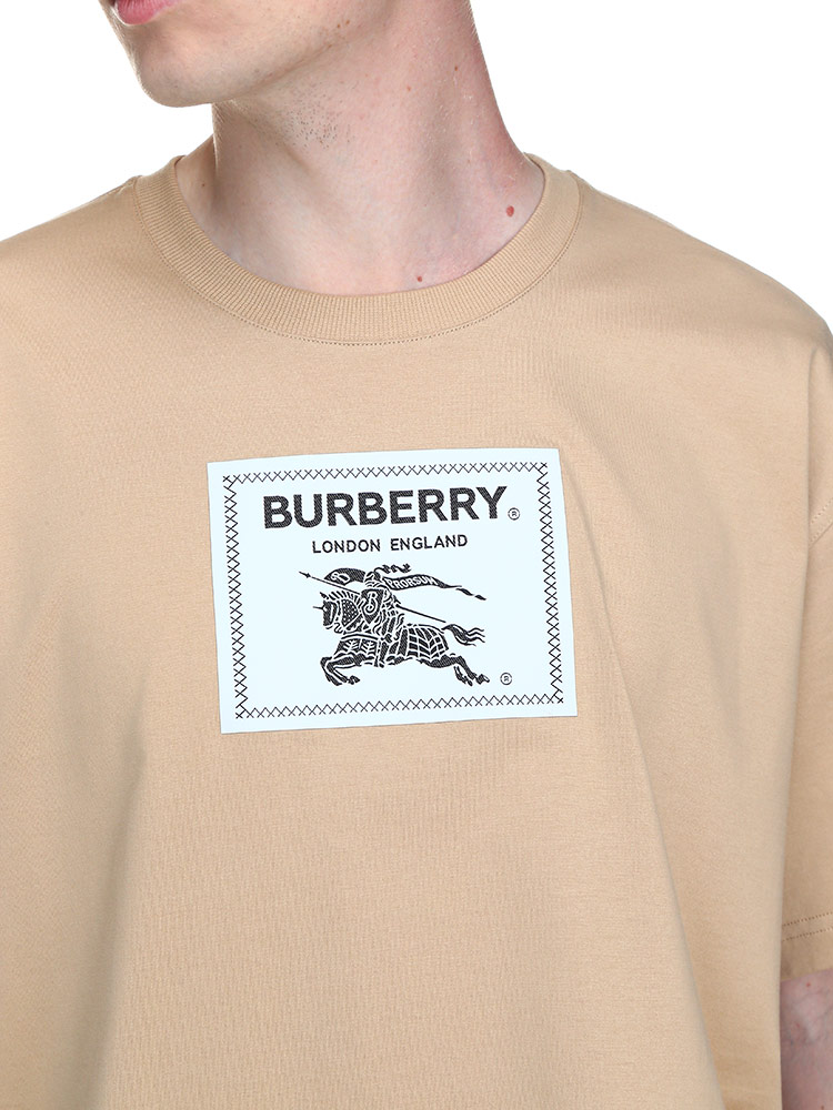 BURBERRY (バーバリー) プローサムラベル コットン オーバーサイズ 半袖 Tシャツ BB8068500 メンズ【サカゼン公式通販】