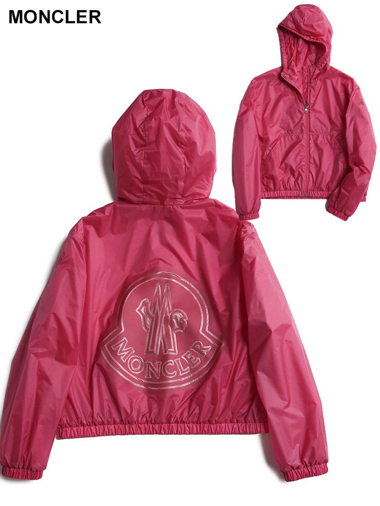 MONCLER (モンクレール) ナイロン バックロゴ フルジップ ジャケット TERBISH MCJTERBISH ブランド キッズ 子供服 アウター レディース