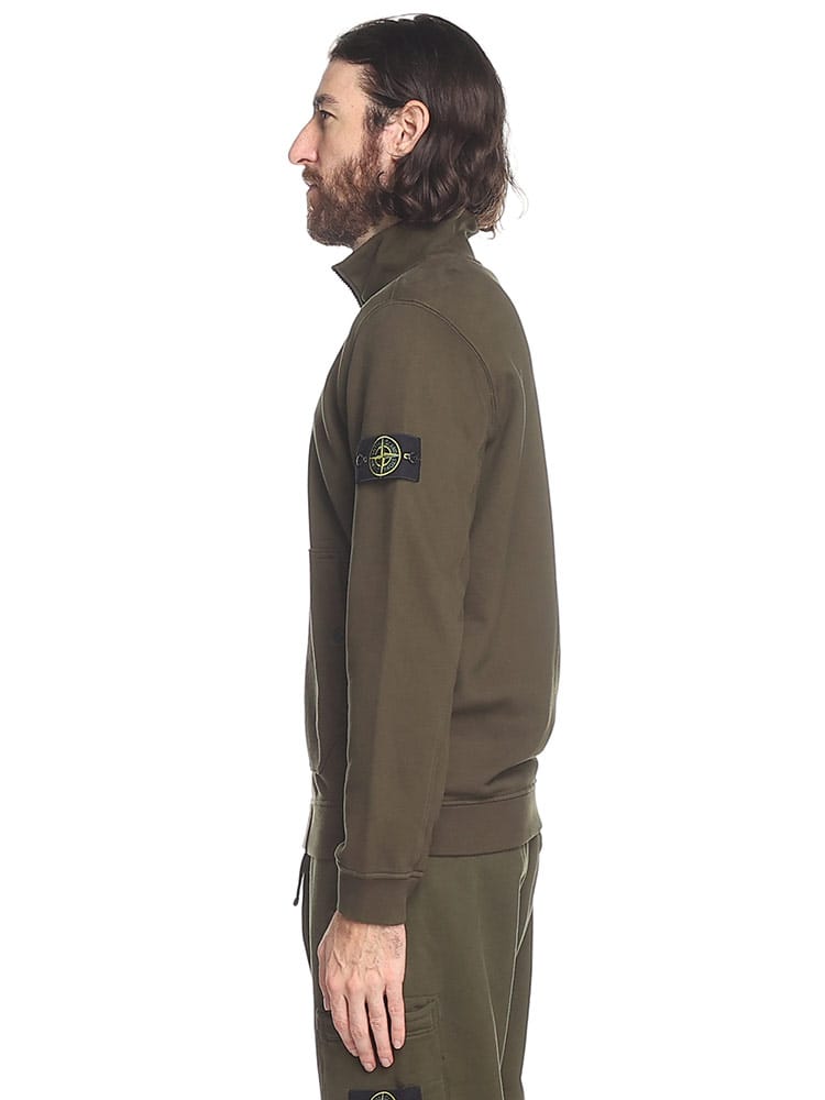 STONE ISLAND (ストーンアイランド) 袖ロゴ フルジップ トラック 