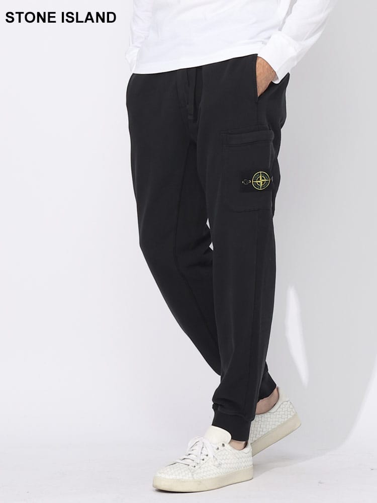 STONE ISLAND (ストーンアイランド) ロゴワッペン スウェットパンツ 