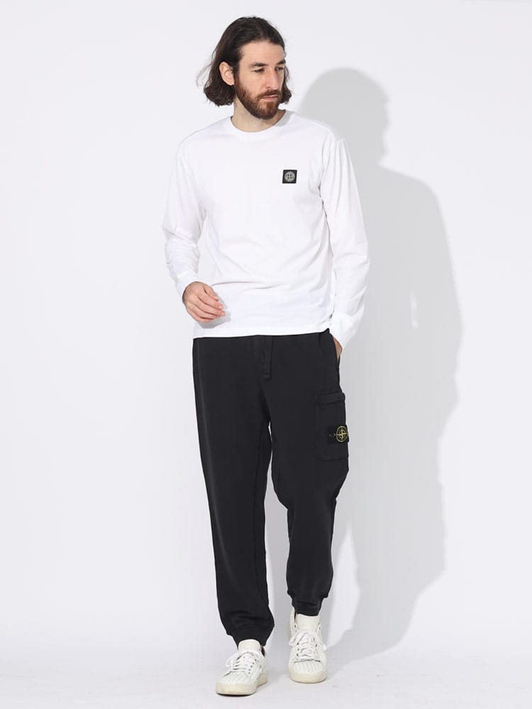 STONE ISLAND (ストーンアイランド) ロゴワッペン スウェットパンツ 