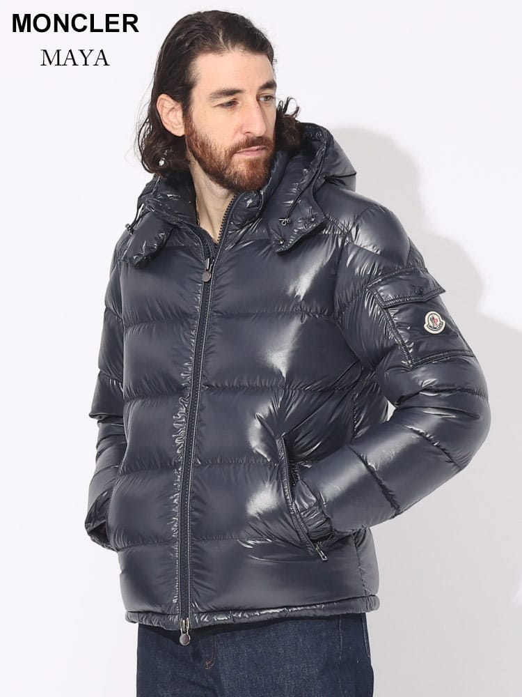MONCLER (モンクレール) フード着脱 フルジップ ダウンジャケット 