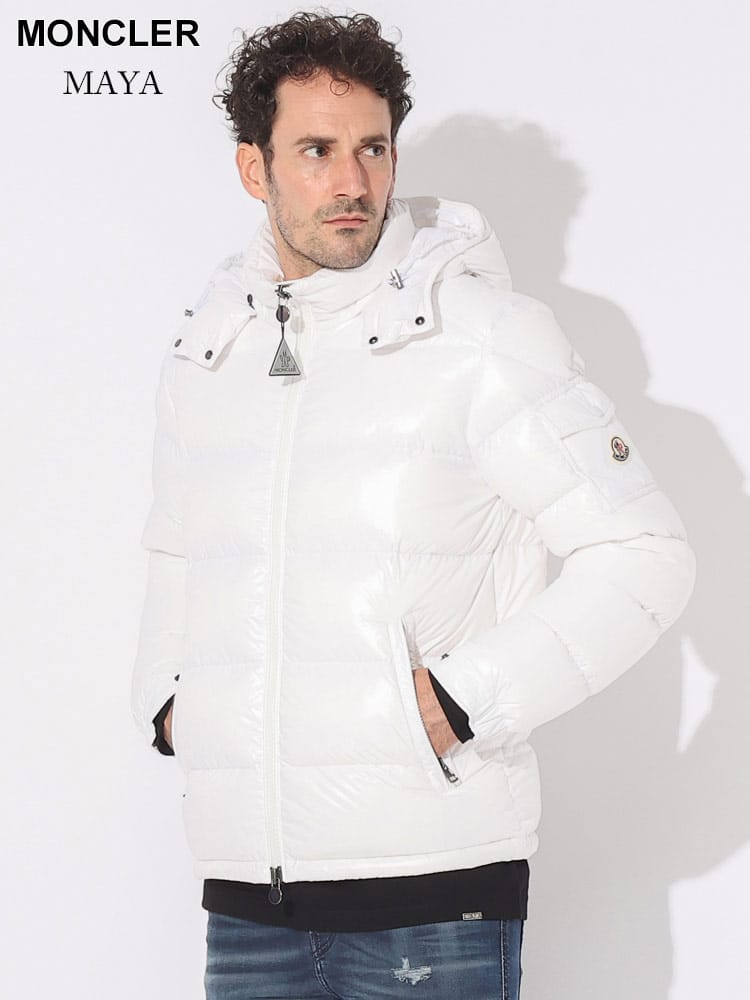 MONCLER (モンクレール) フード着脱 フルジップ ダウンジャケット MCMAYA ブランド メンズ 男性 アウター