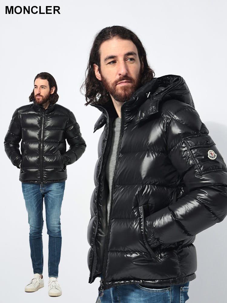 MONCLER (モンクレール) フード着脱 フルジップ ダウンジャケット MCMAYA ブランド メンズ 男性 アウター