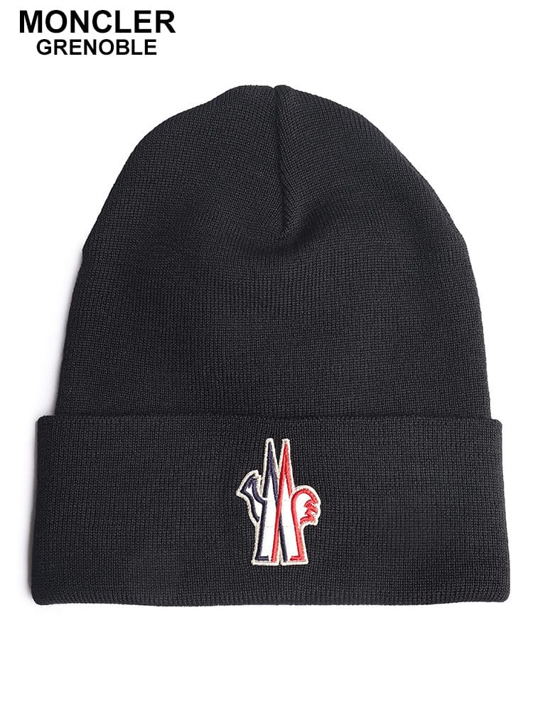 MONCLER (モンクレール) ウール ワッペン ニットキャップ MCGN3B100000997 ブランド メンズ 男性 帽子