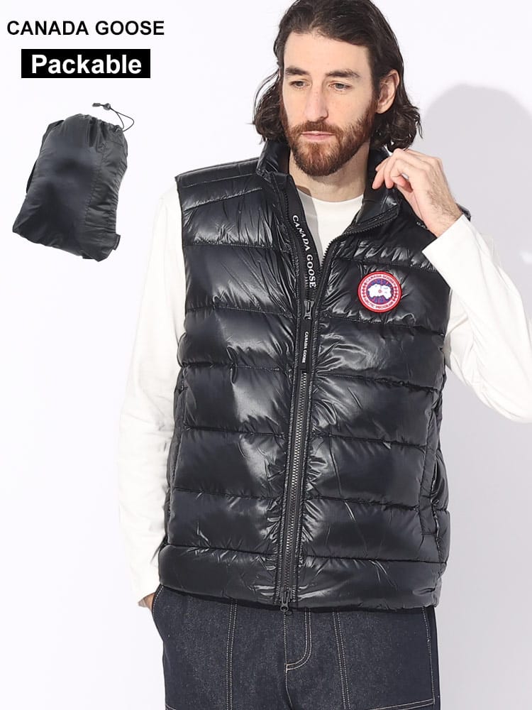 CANADA GOOSE (カナダグース) フルジップ ライトダウン ベスト ダウンベスト Crofton Vest CG2229M ブランド メンズ 男性 アウター